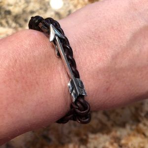 James Avery Jewelry - JAMES AVERY | Soaring Arrow Leather Bracelet James Avery Jewelry - JAMES AVERY | Soaring Arrow Leather Bracelet